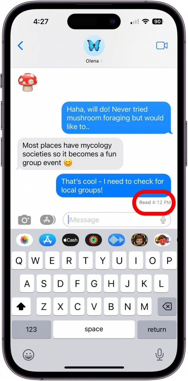 how do you know if you are blocked on iphone text