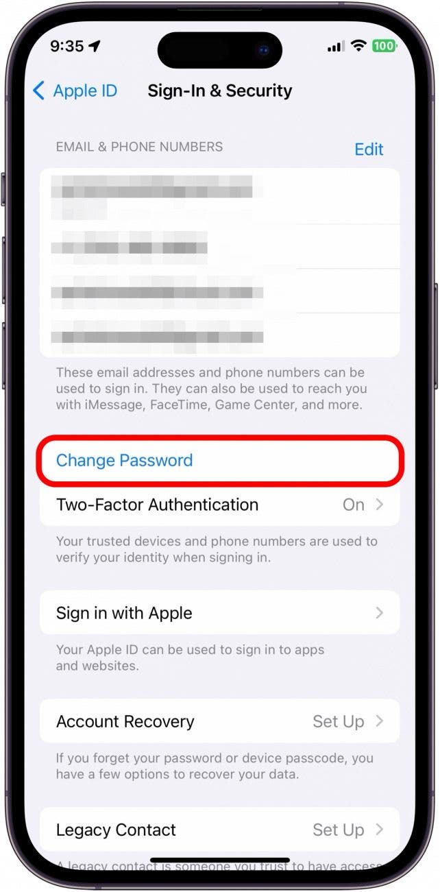 i forgot my apple id password