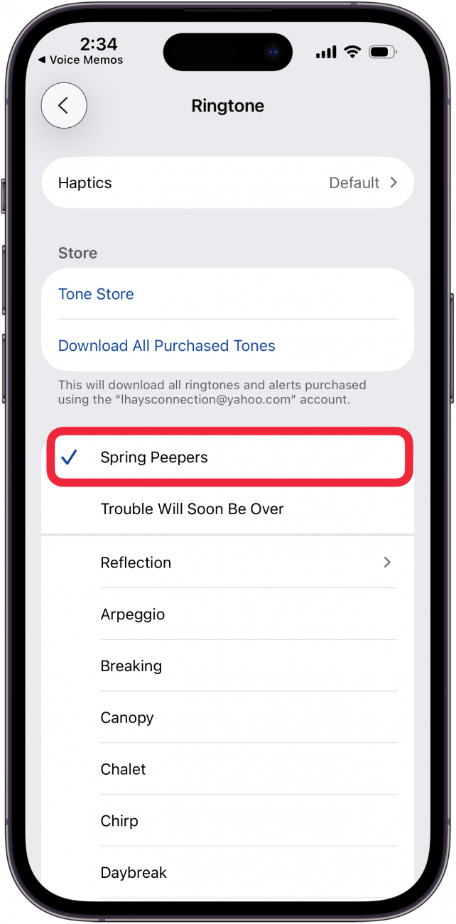 ringtone from voice memo in ringtone menu ringtone from voice memo in ringtone menu