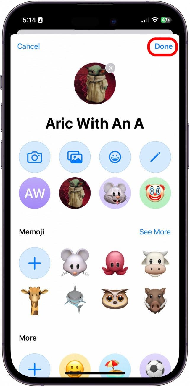 how to add my picture to iphone contact