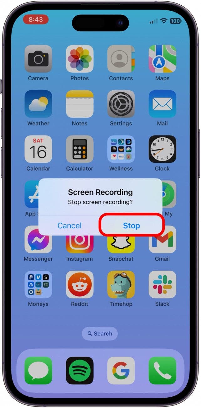 how long can screen recording last on iphone