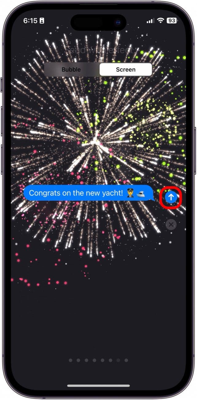 How to Send Fireworks on iPhone