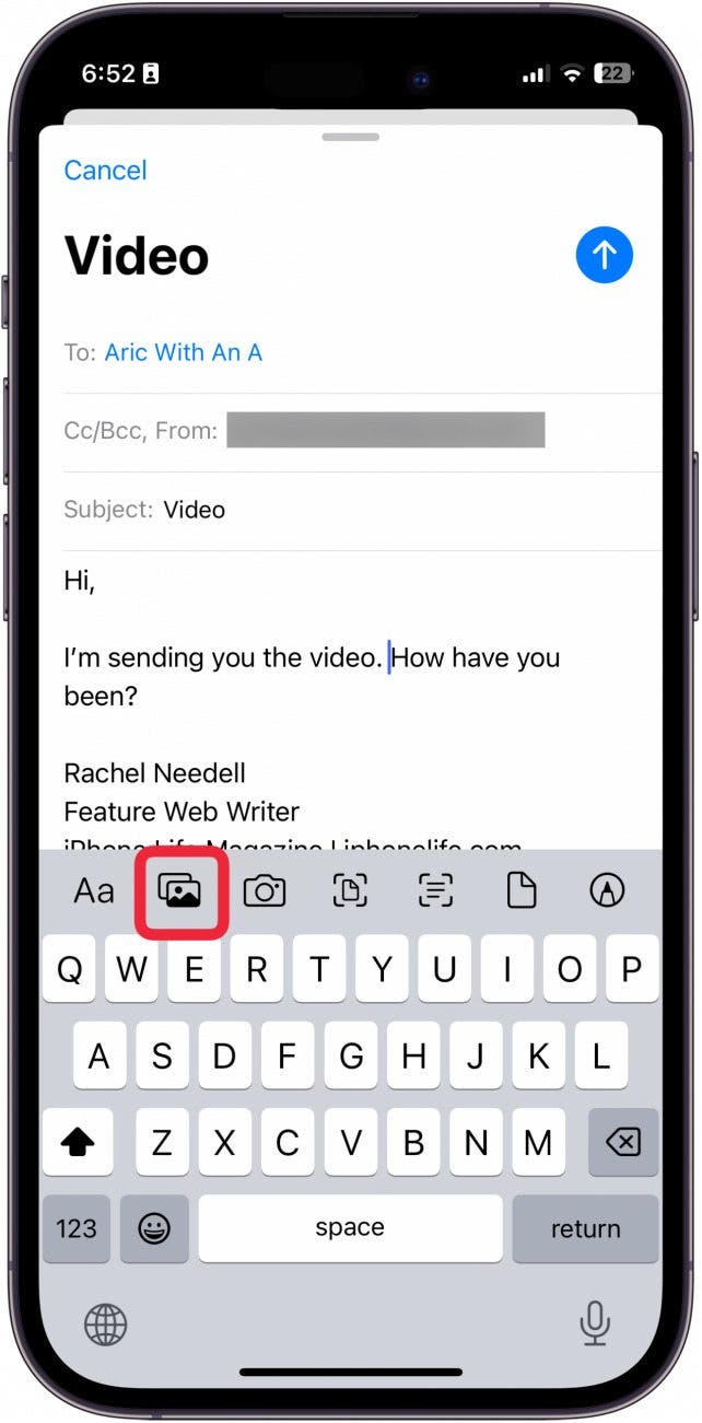 share video from iphone to android