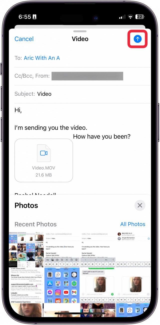 How to Send Video from iPhone to Android