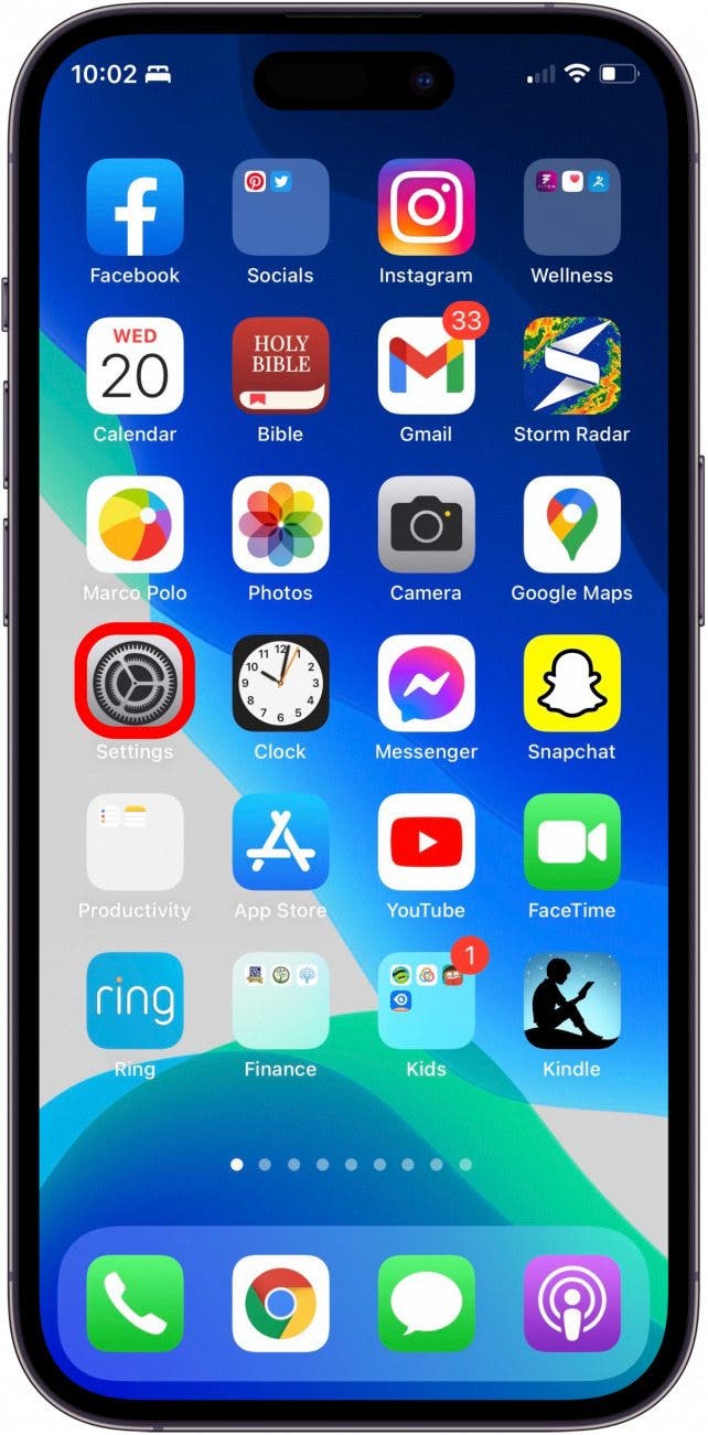 settings app to share focus status