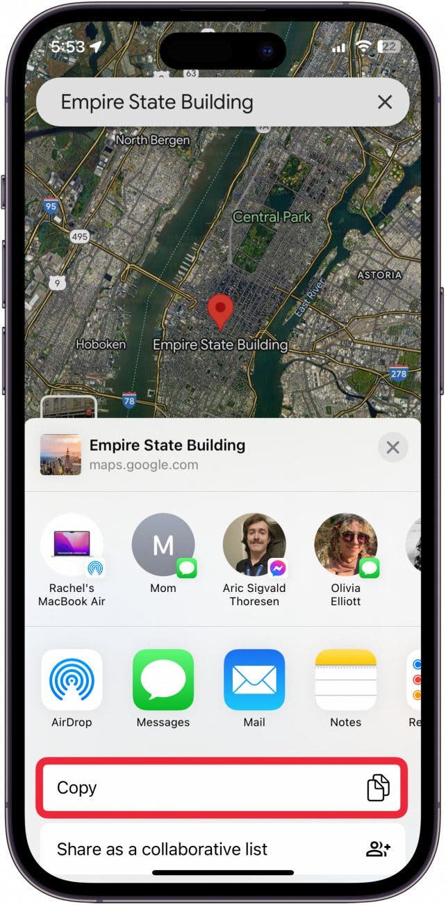 how-to-share-a-pin-on-google-maps