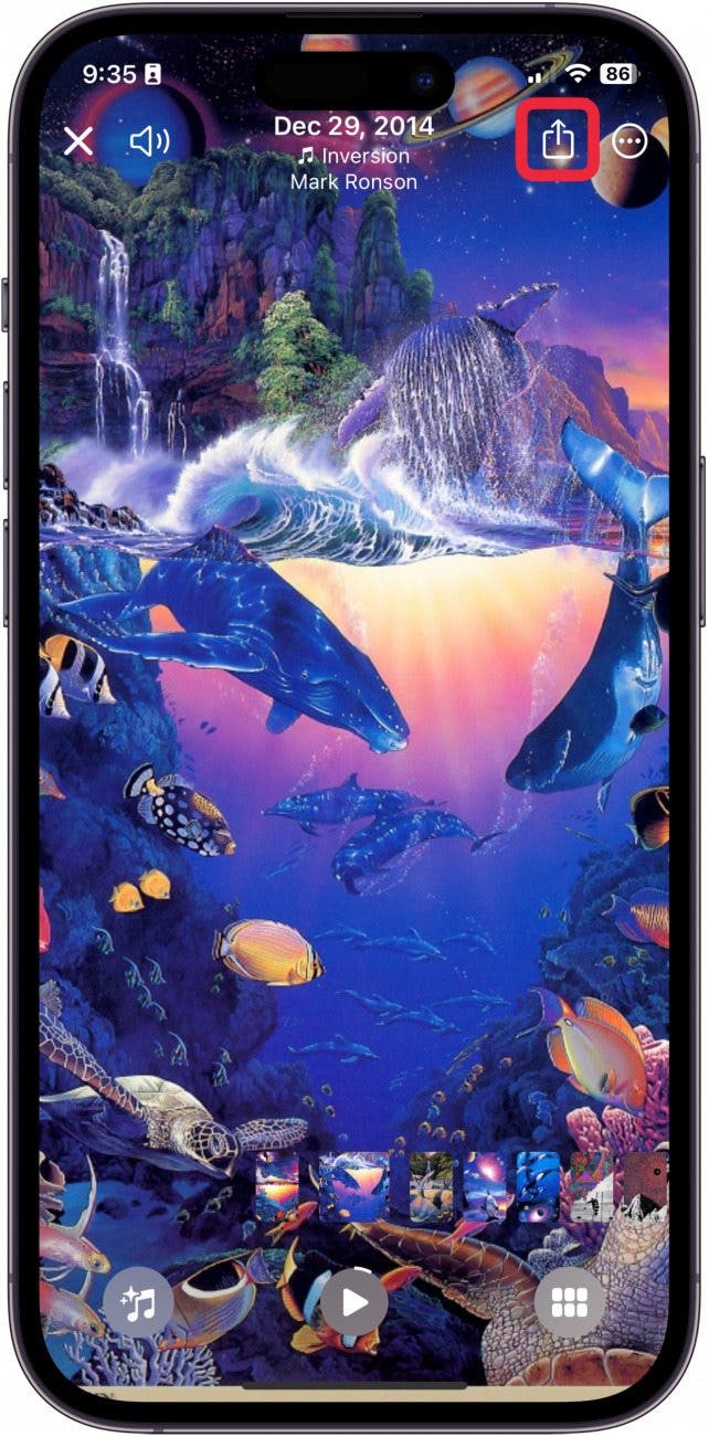 How to Share Slideshow on iPhone