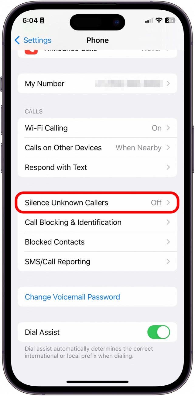 How to Silence Unknown Callers on iPhone