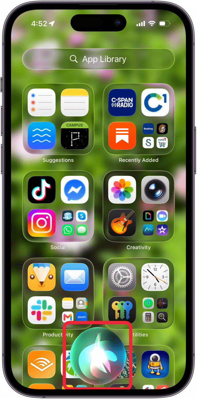 siri is listening to request