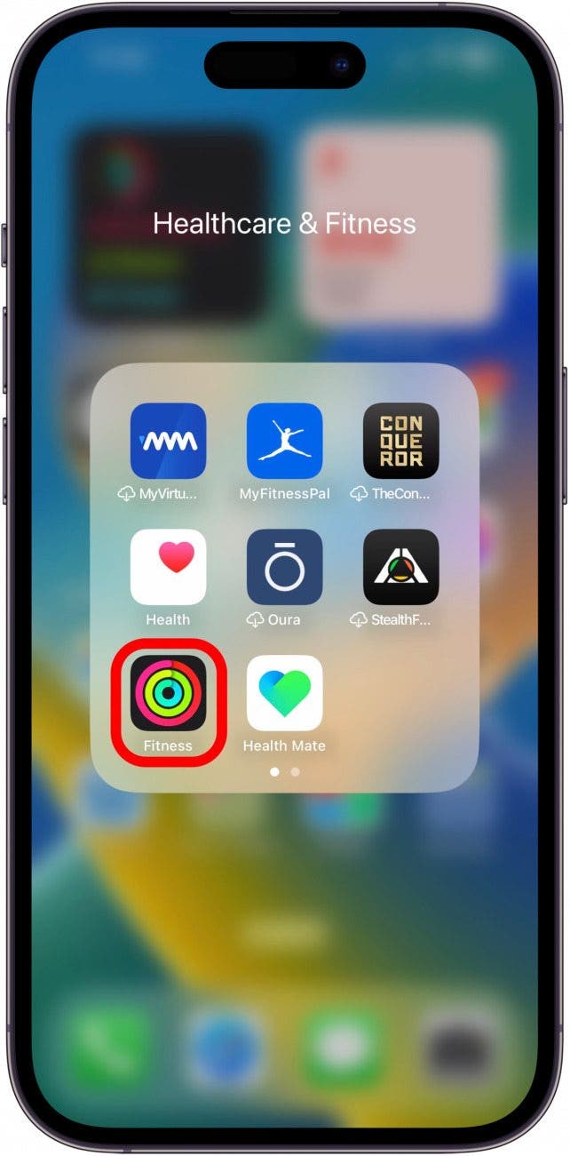 Launch the Fitness app on your iPhone.