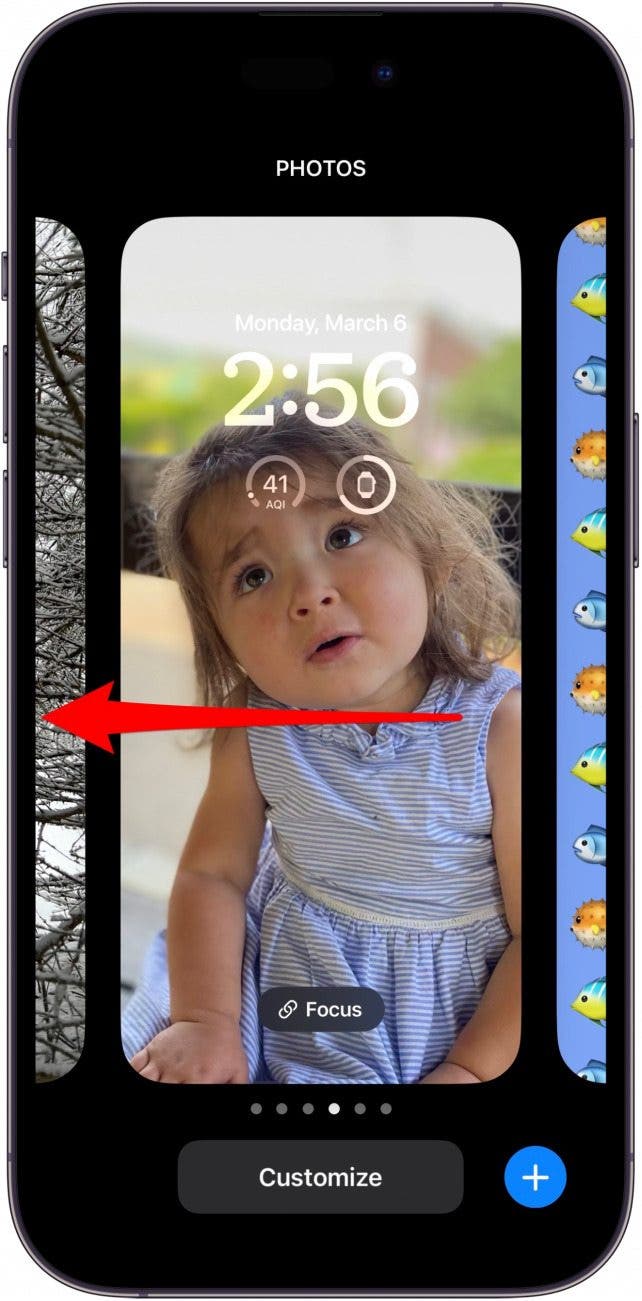 swipe to the screenshot you want to delete how to delete wallpaper ios 16