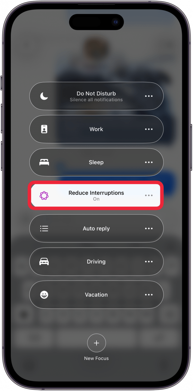 tap a different focus mode that allows message notifications tap a different focus mode that allows message notifications