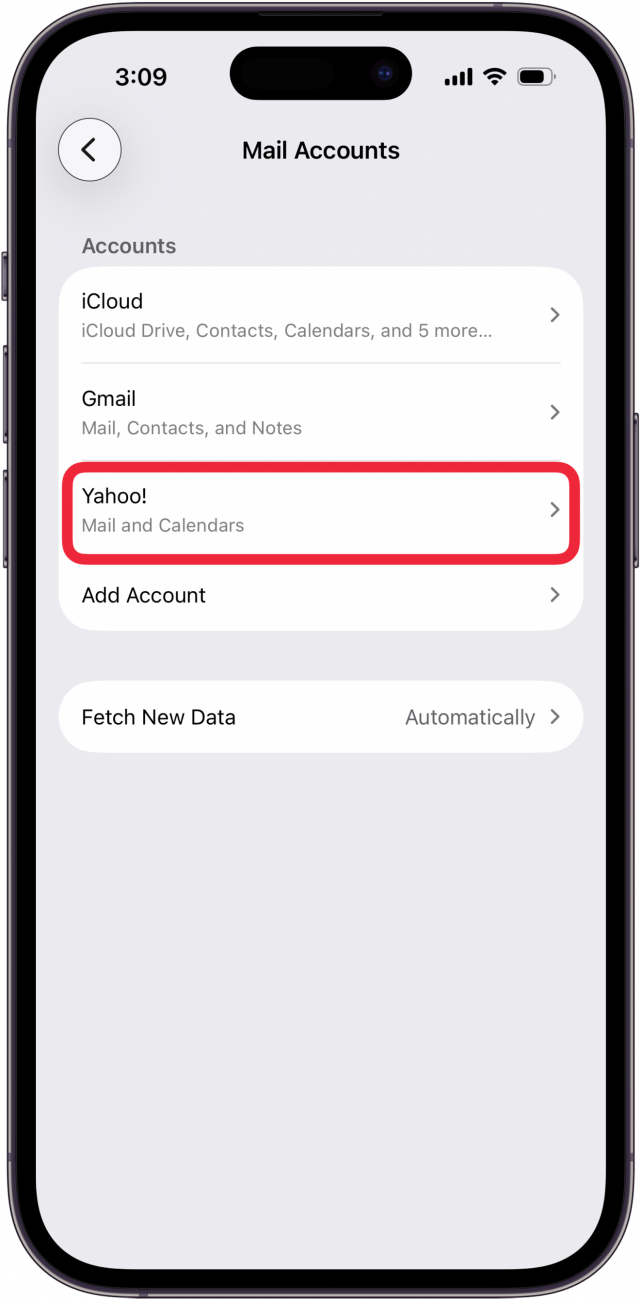 tap a mail app