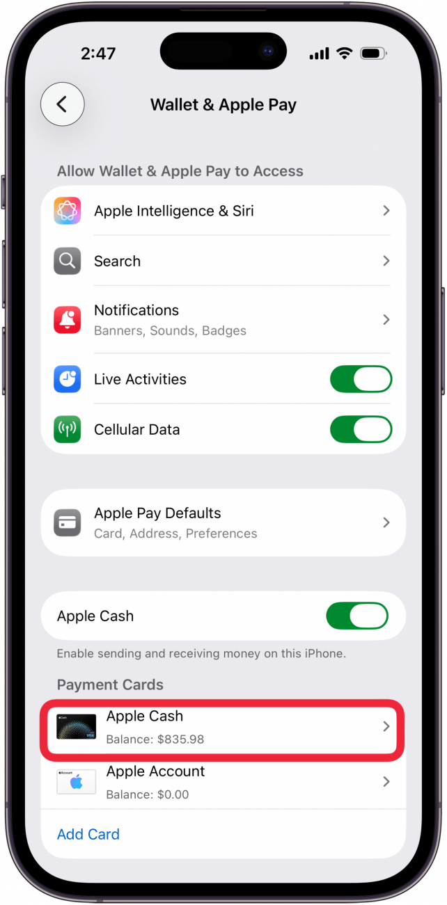 tap apple cash to see payments tap apple cash to see payments