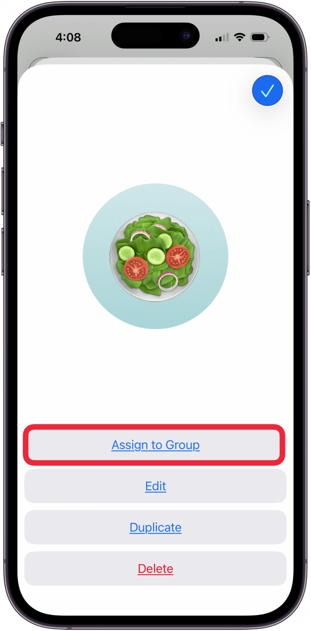 tap assign to group tap assign to group