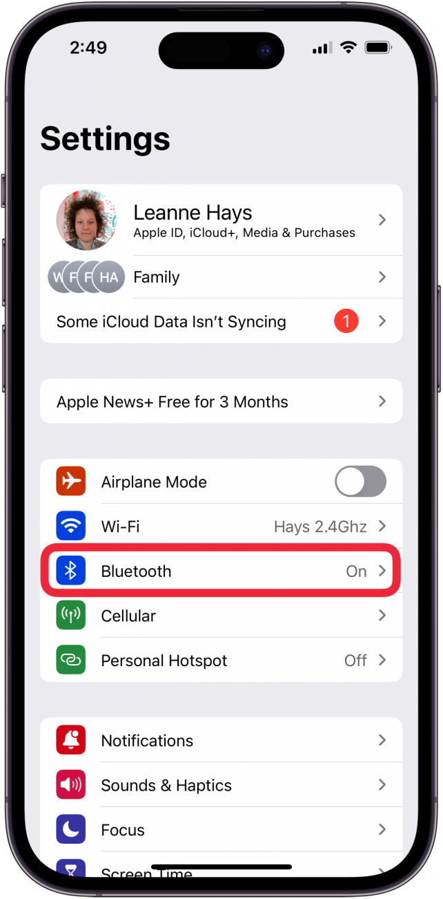 tap bluetooth settings tap bluetooth settings