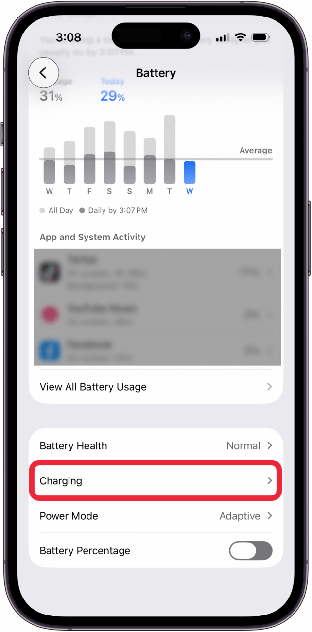 tap charging in battery