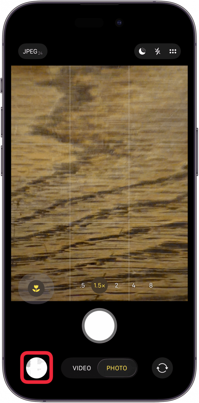 tap circle to see camera roll tap circle to see camera roll