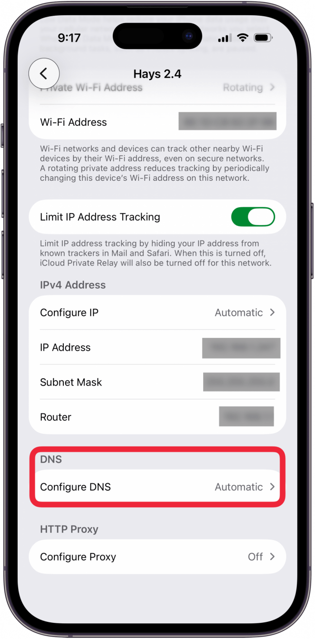 tap configure dns tap configure dns