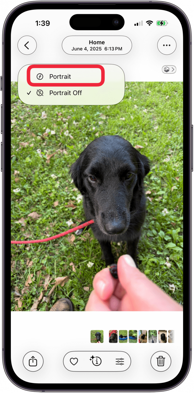 tap convert to change photo to portrait tap convert to change photo to portrait