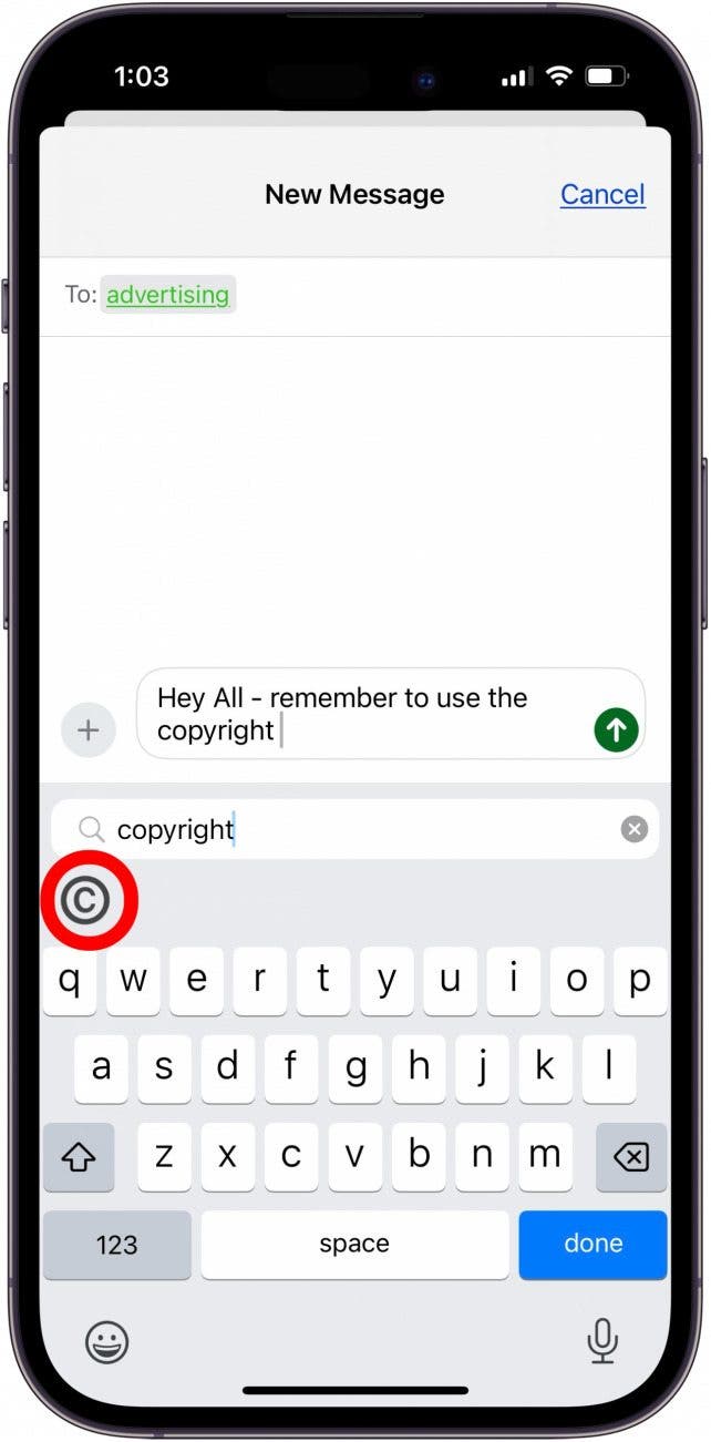 tap copyright trademark or registered symbol