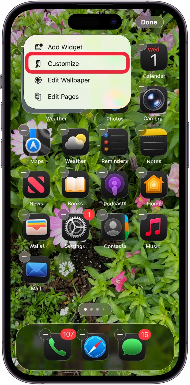 tap customize tap customize