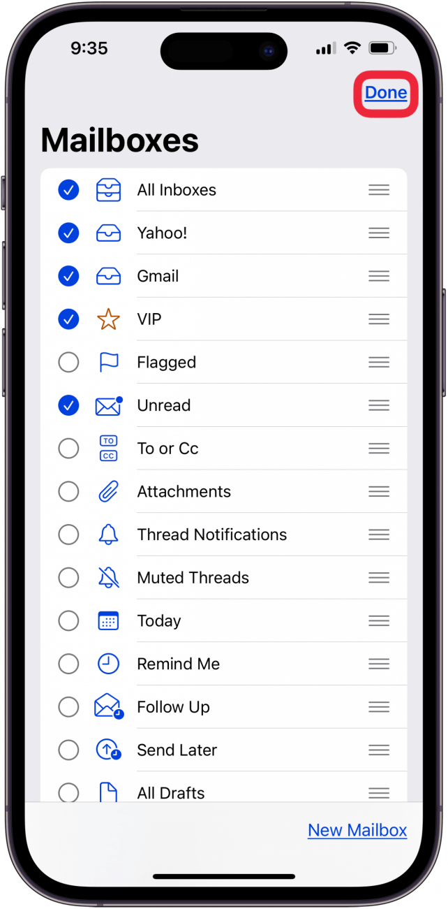 what happened to my mail on my iphone