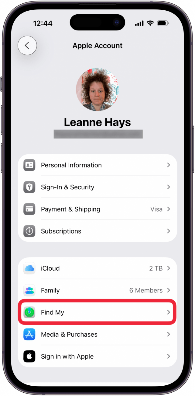 tap find my under banner tap find my under banner