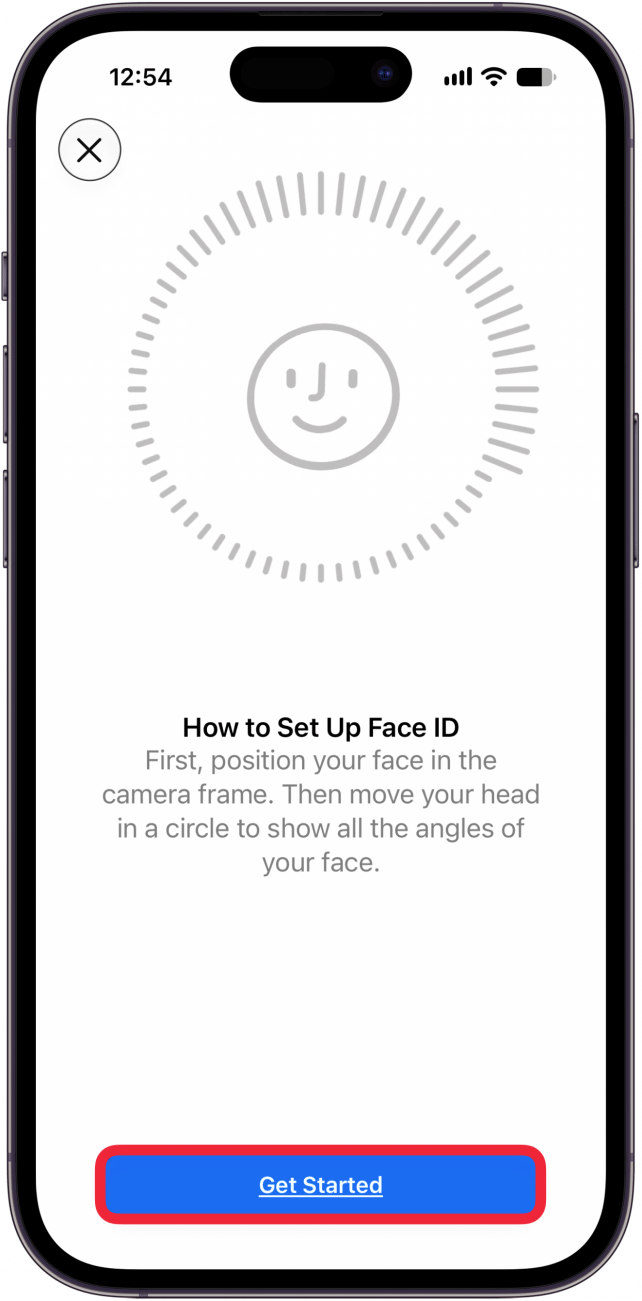 tap get started