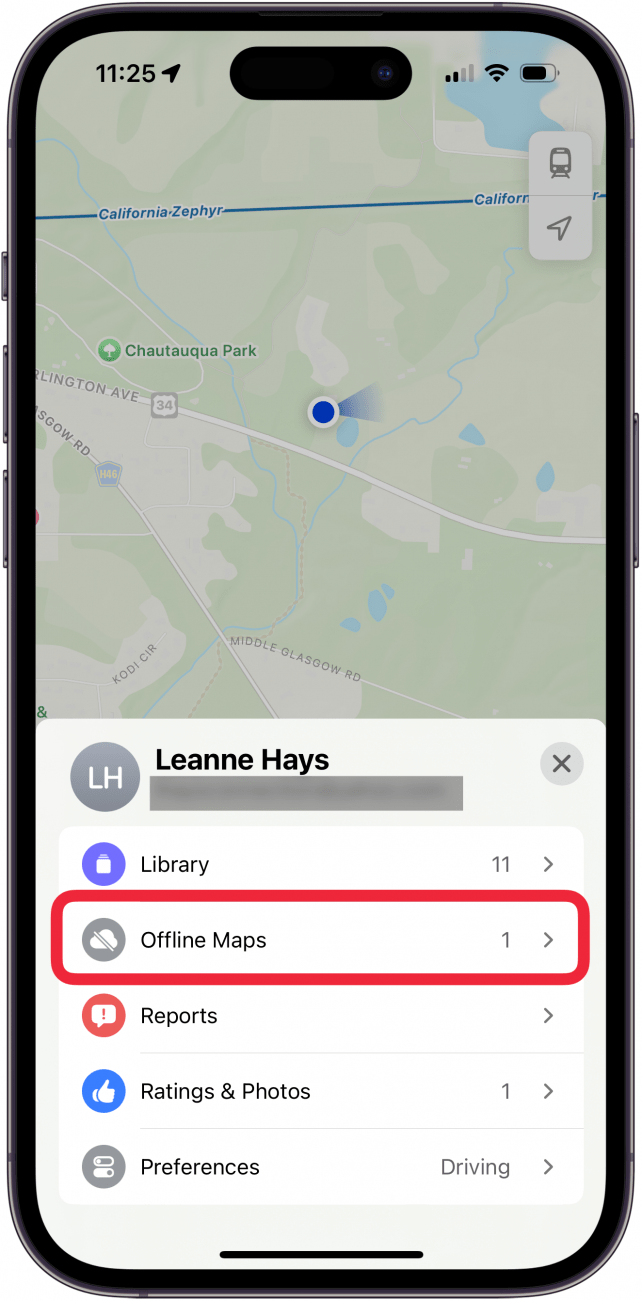 tap offline maps