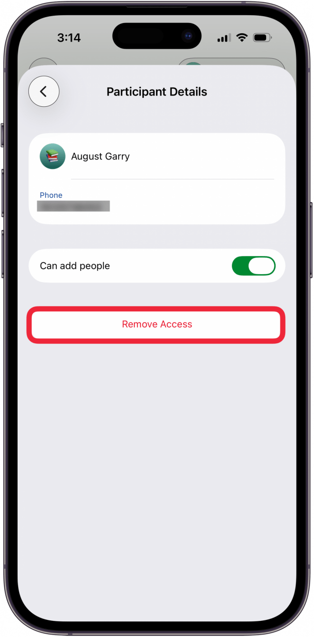 tap remove access tap remove access
