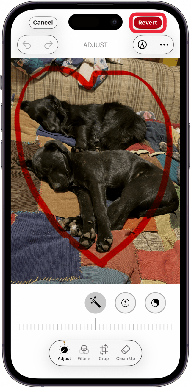 tap revert to get rid of all markup tap revert to get rid of all markup