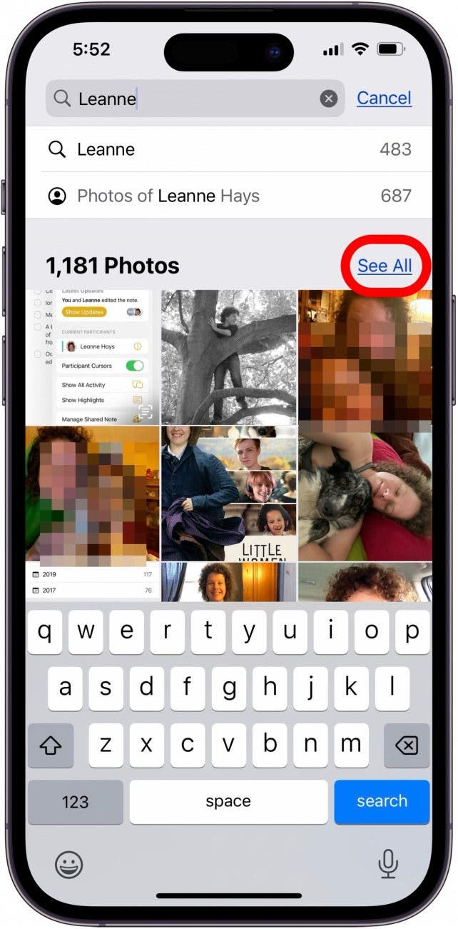 tap see all to find all photos of your ex to delete tap see all to find all photos of your ex to delete