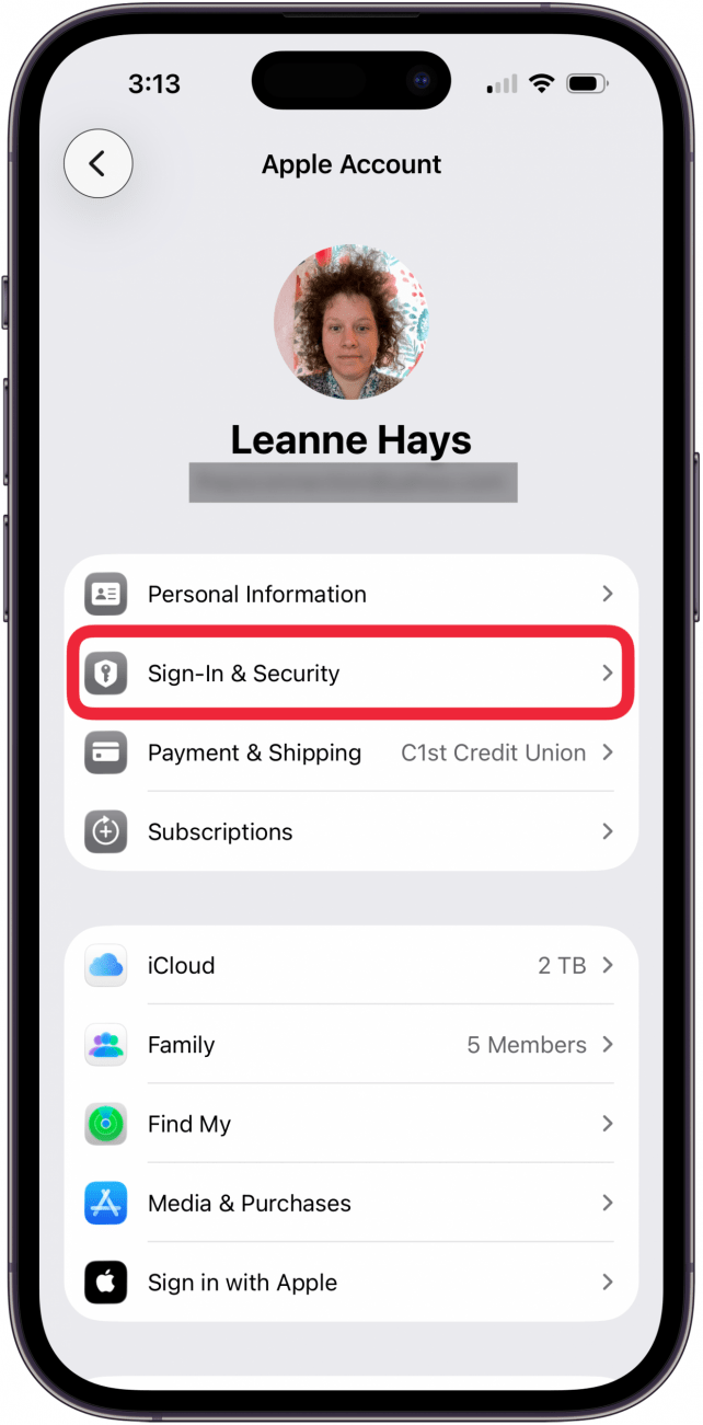tap sign in and security