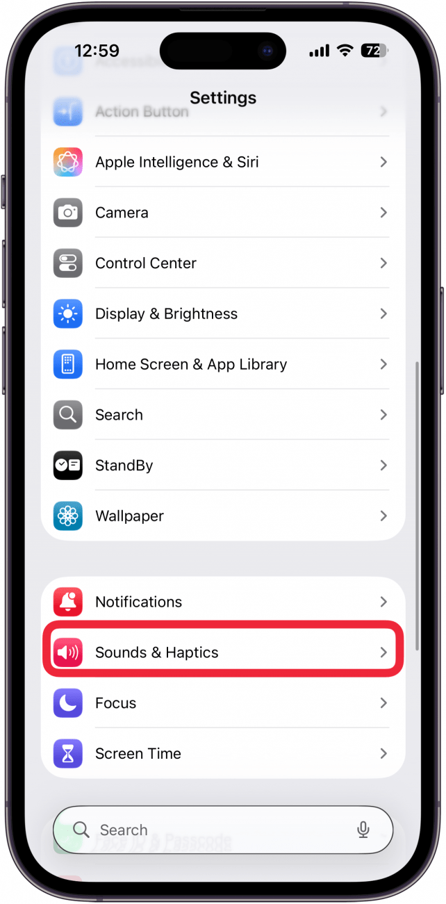 tap sounds and haptics