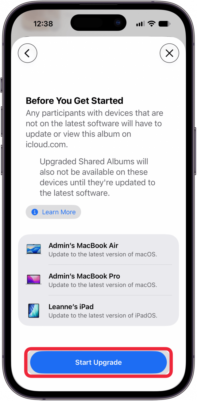 tap start upgrade tap start upgrade