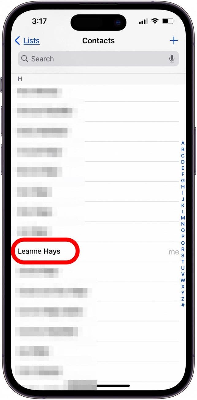 tap the iphone contact call button greyed out