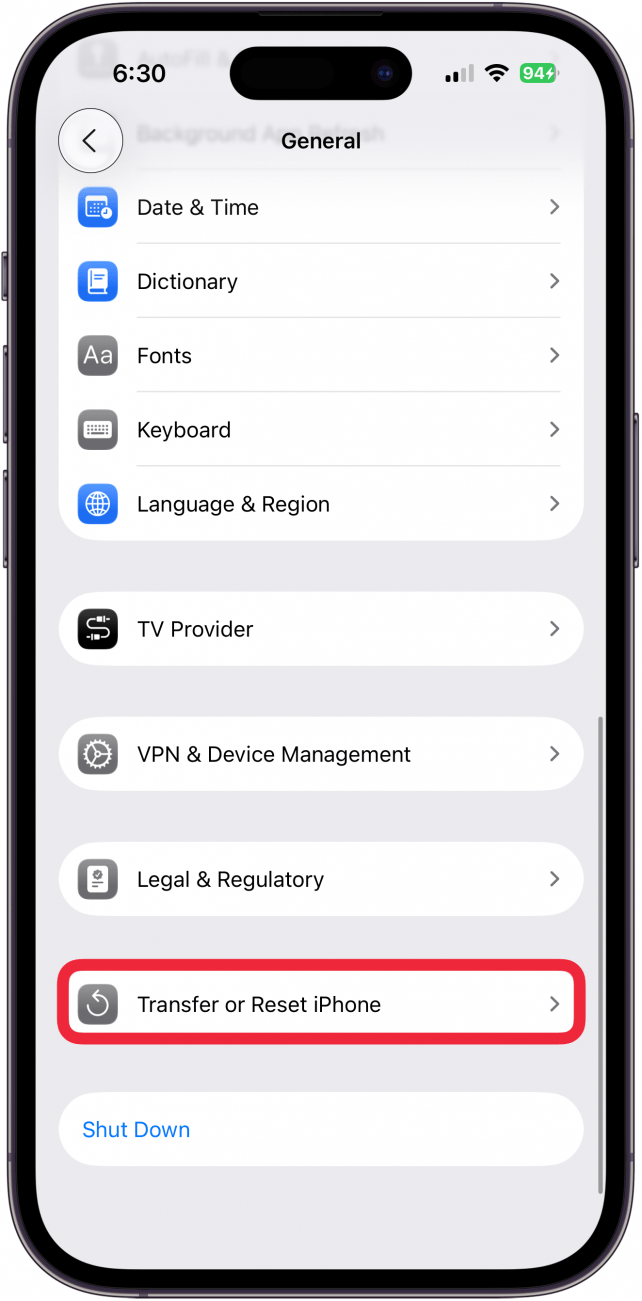 tap transfer or reset iPhone tap transfer or reset iPhone