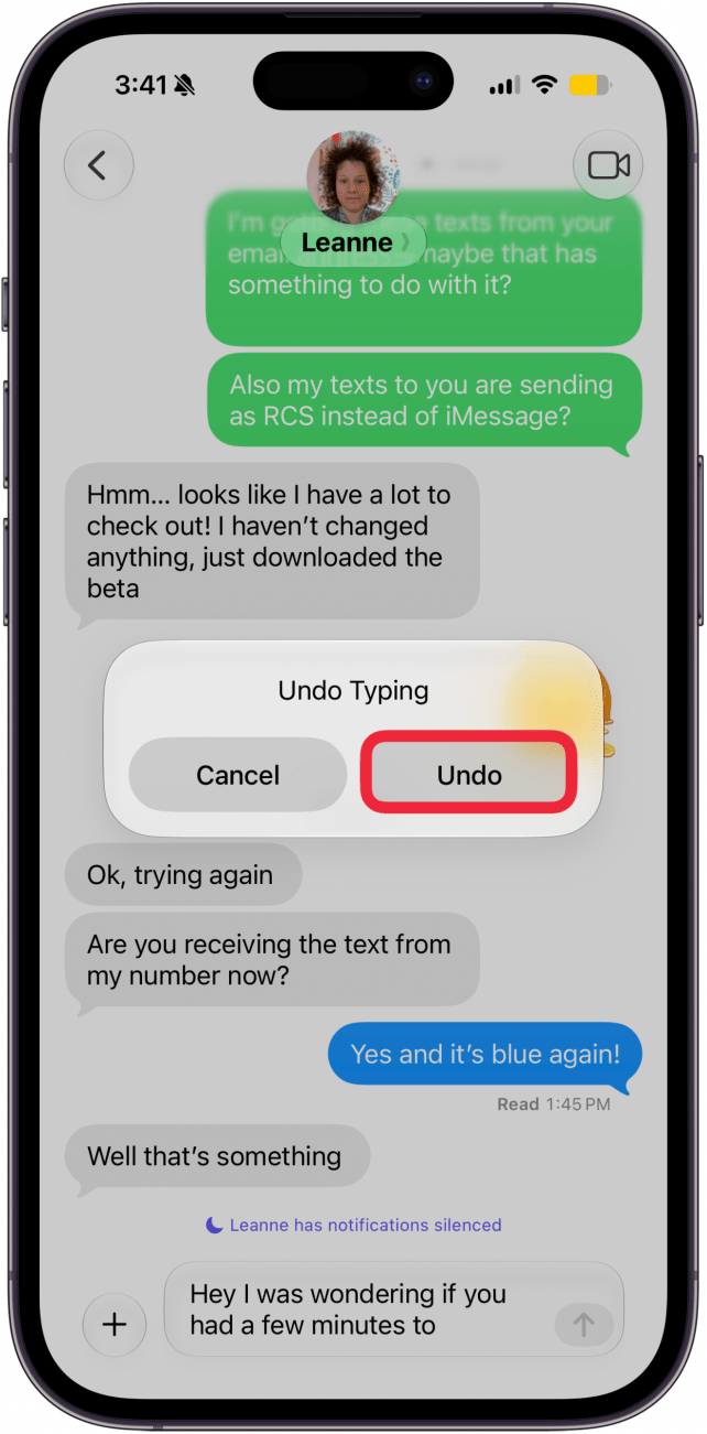 tap undo to confirm tap undo to confirm