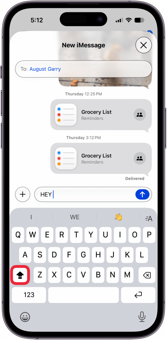 tap up arrow again to turn off caps tap up arrow again to turn off caps
