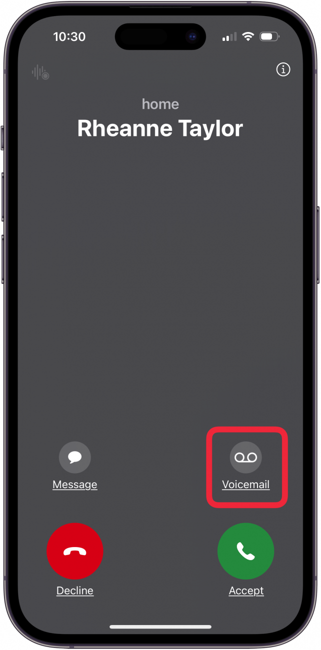 tap voicemail icon to see visual voicemail tap voicemail icon to see visual voicemail
