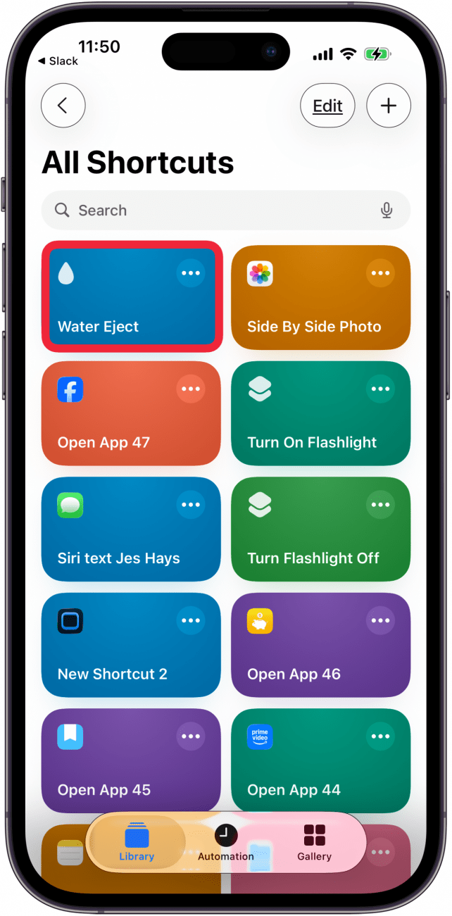 tap water eject in all shortcuts tap water eject in all shortcuts