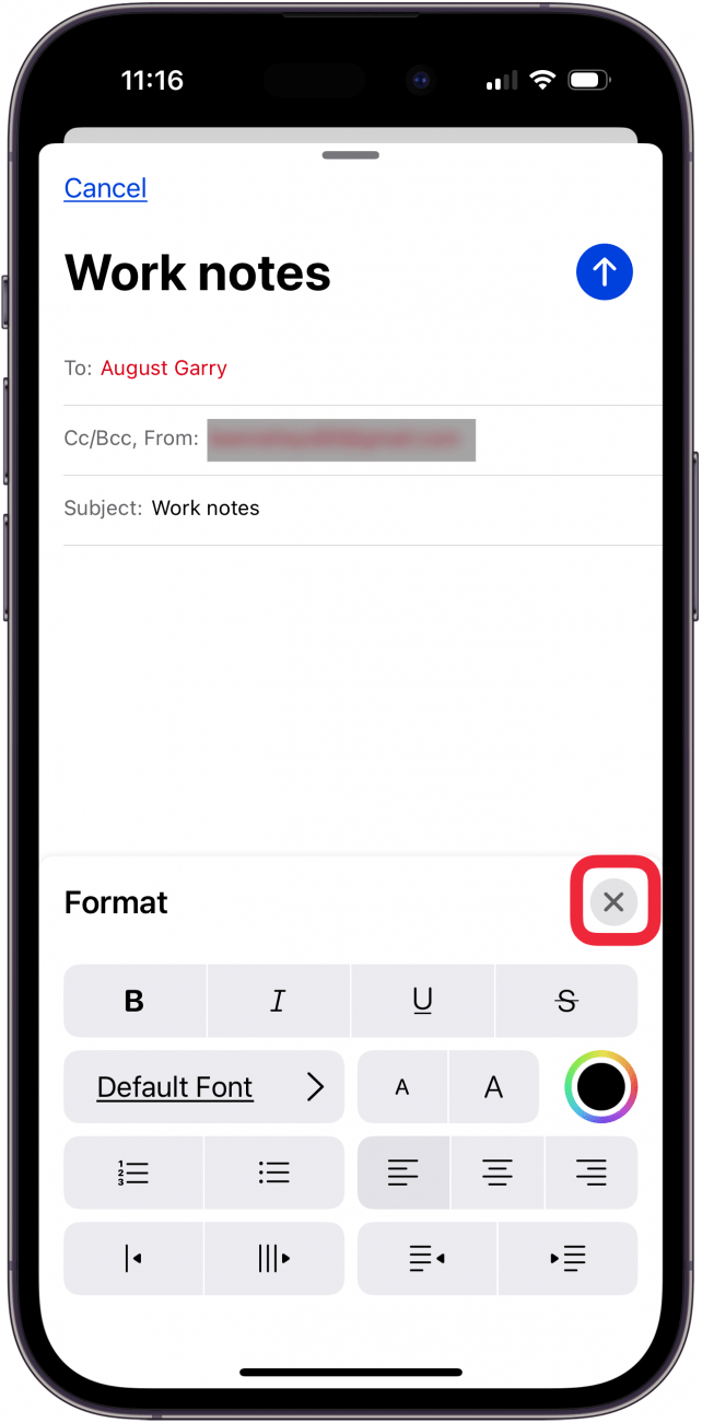 tap x to return to keyboard