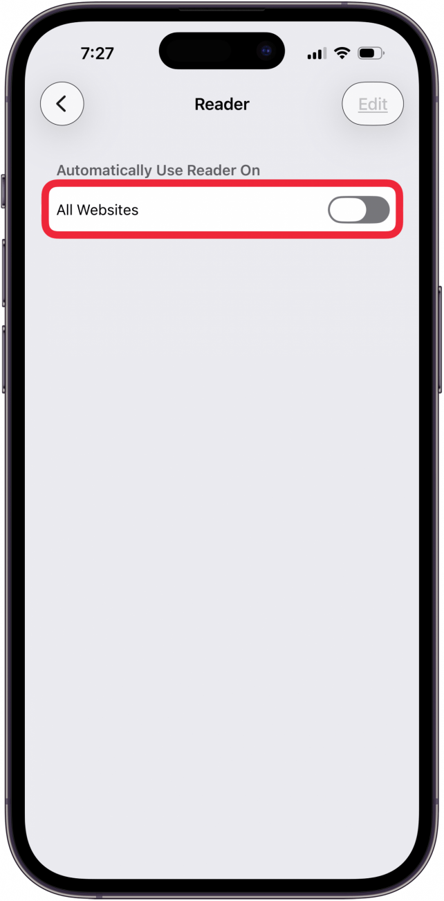 toggle off all websites toggle off all websites