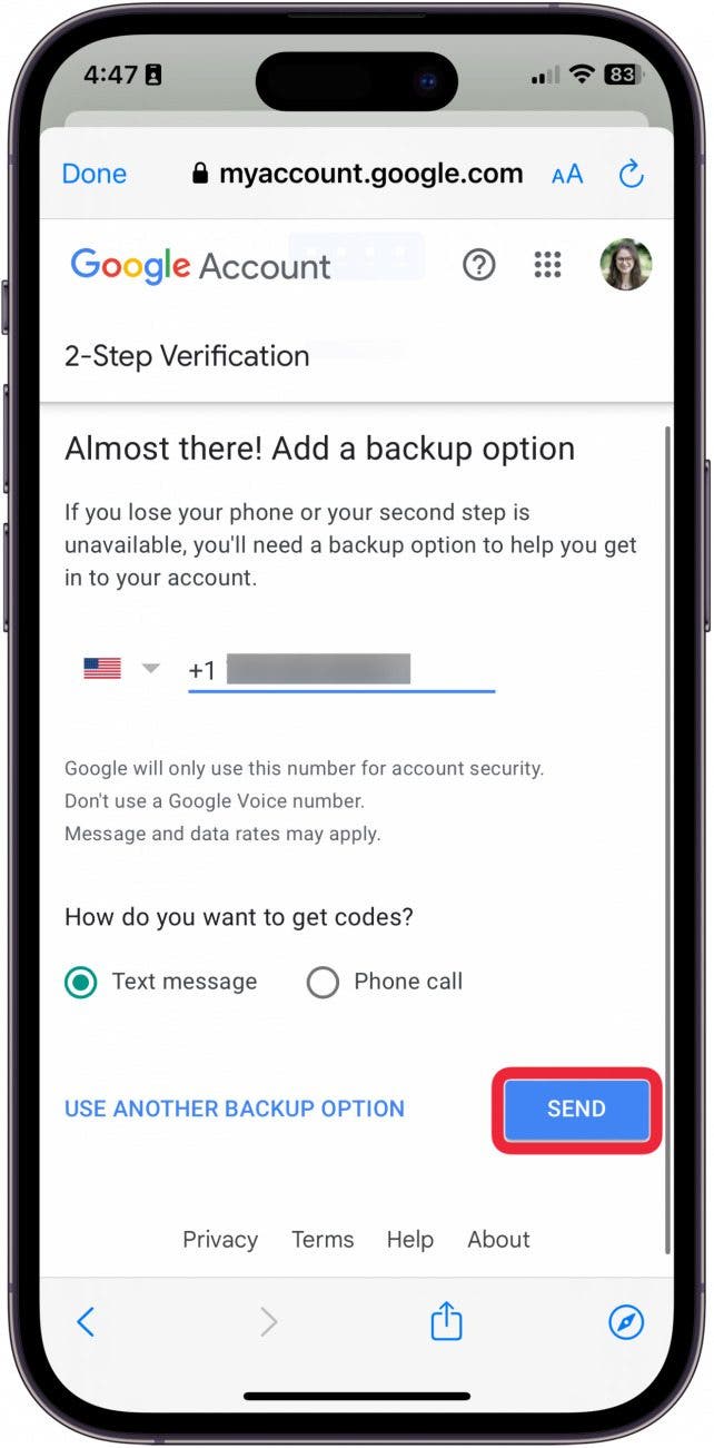two way authentication gmail