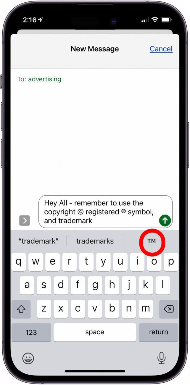 Tm symbol keyboard sales
