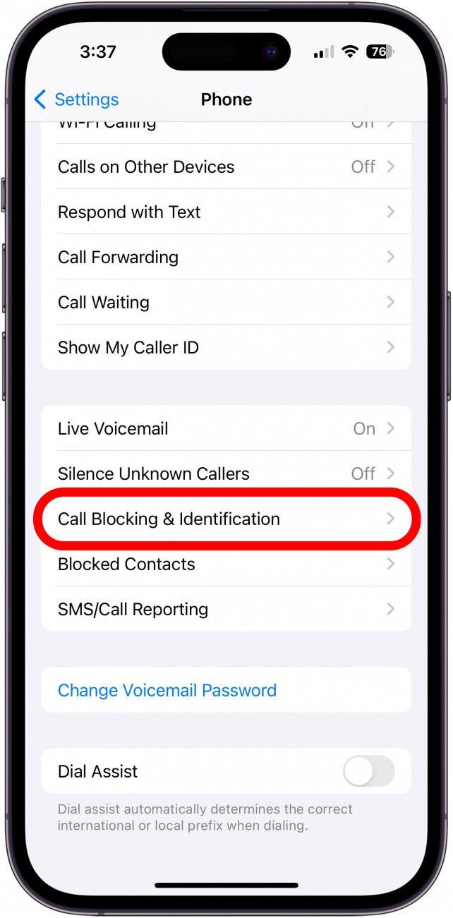 Look for unknown caller id.