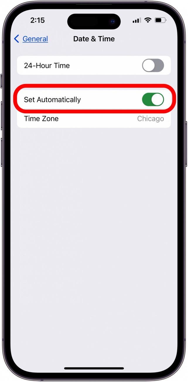 why does my ft keep hanging up make sure set automatically is on in date and time settings