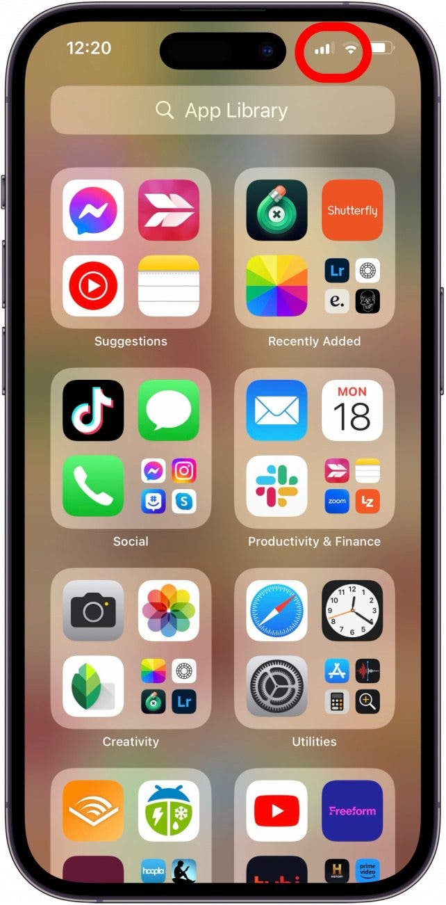 why is my iphone so slow it might be low wifi and cellular signal