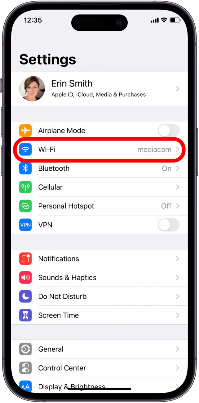 Wi-Fi on